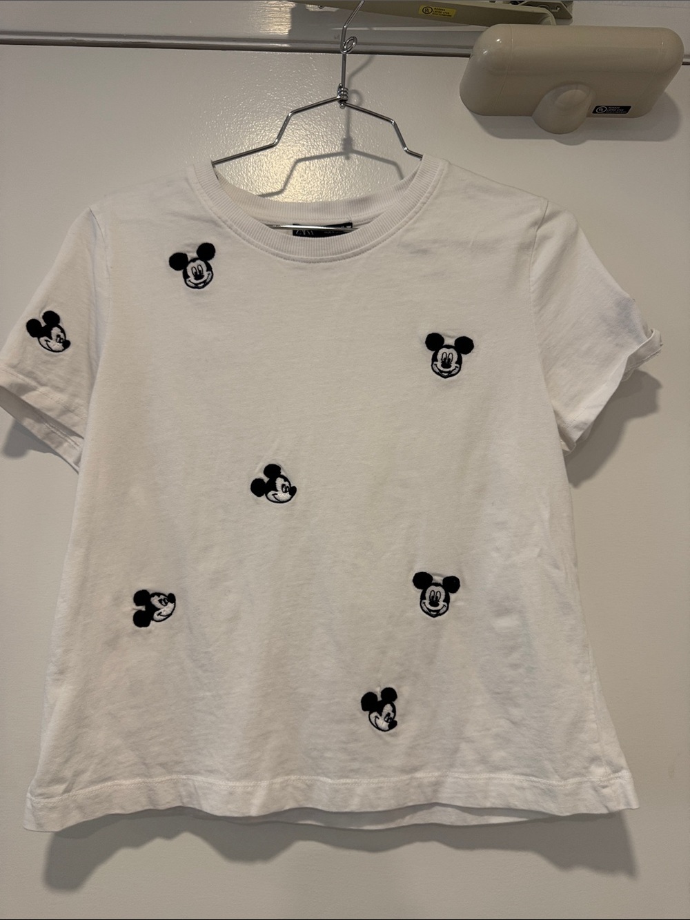 Zara Disney Cropped Mickey Tee